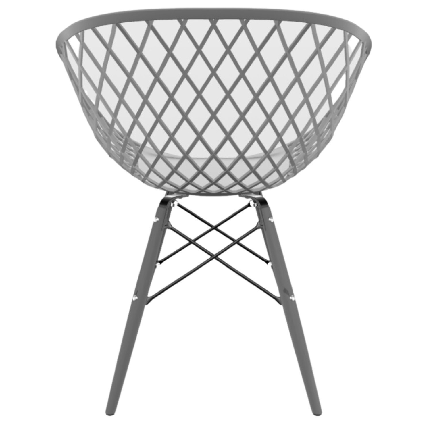 kit com 2 Cadeiras para Sala de jantar Ayla Dsw - 4