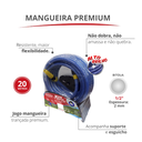Ver imagem 2 de Mangueira Trançada Siliconada com Suporte Premium Bitola 3/4'' - 20 Metros Durín