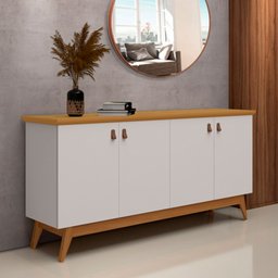 Buffet Absolut 4 Portas Offwhite Nature - JA Móveis - 2