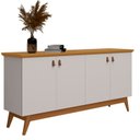 Ver imagem 1 de Buffet Absolut 4 Portas Offwhite Nature - JA Móveis