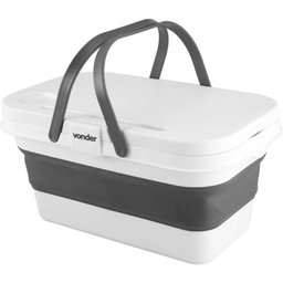 Cesto Dobrável com Alças 16 Litros Vonder - 7