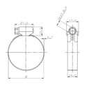 Ver imagem 4 de Abraçadeira Rosca sem Fim 22 X 32 X 14 Mm Reforçada