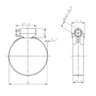 Abraçadeira Rosca Sem Fim 22 X 32 X 14 Mm Reforçada - 4