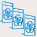 Ver mais imagens de Kit 3 Suportes Prateleiras Azul Gamer Infantil Estilo Industrial Quarto Banheiro Decorativo Organiza