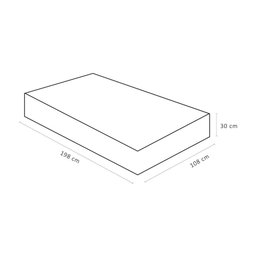 Colchão Solteirão Ortobom Pró Vida Superpocket (108x198x30) - Molas Superpocket, Ortopillow  - 2