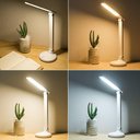 Ver imagem 2 de Luminária Mesa Touch Screen Led Articulada Abajur 30 Leds
