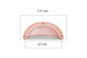 Ver imagem 2 de Puxador Concha Colonial Kit com 4 Unidades: Rose Gold
