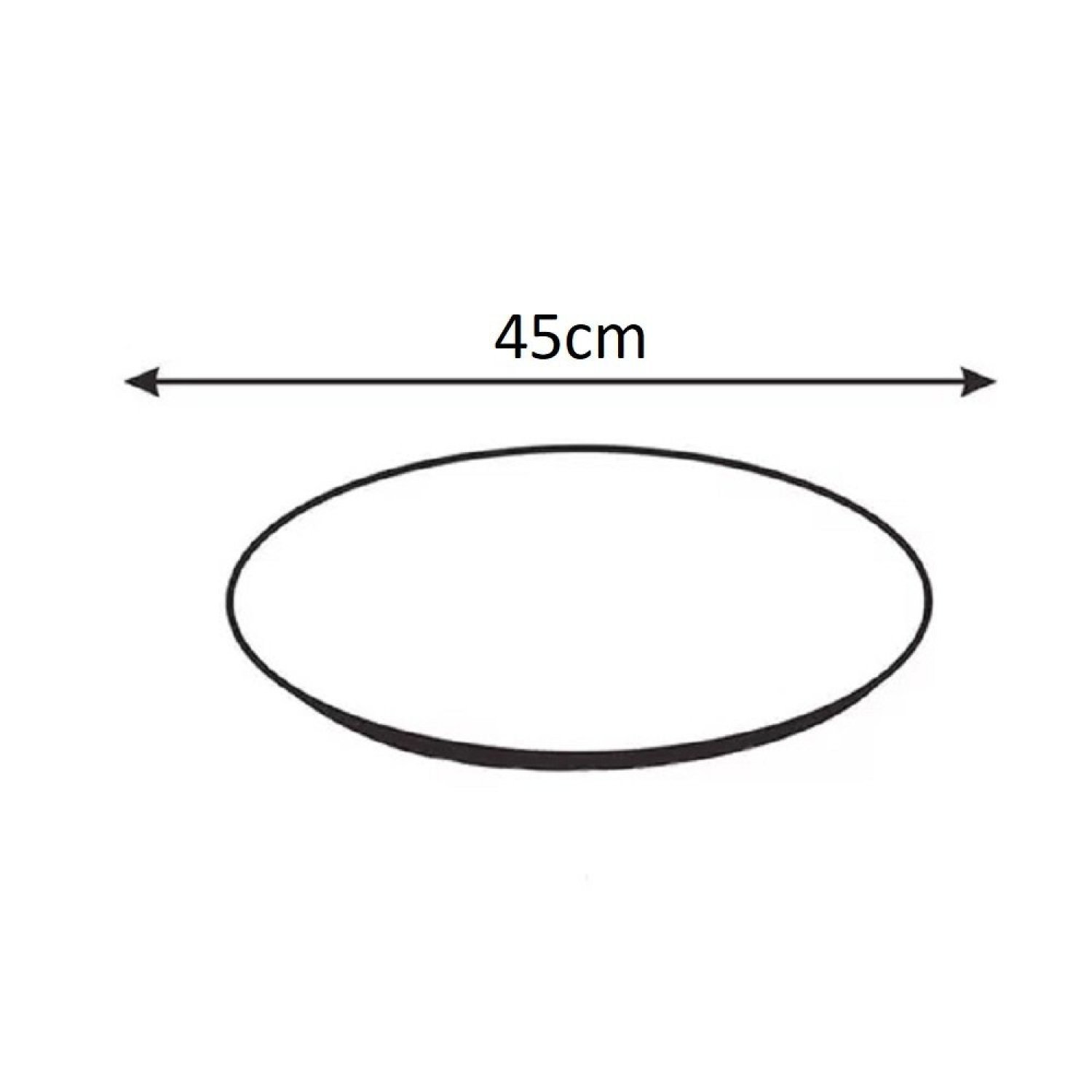 Prato Giratório Esmeralda 45cm - 3