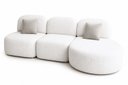 Ver imagem 6 de Sofá Orgânico Modular Nuvia 275cm Bouclé Branco