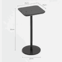 Ver imagem 7 de Mesa de Apoio Tokka - Tampo Ebano - Base Aço Carbono - Altura 50cm