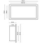 Nicho Banheiro Embutir 30x60cm Plástico Branco - Gerplast, Opção: Branco(a) - 2