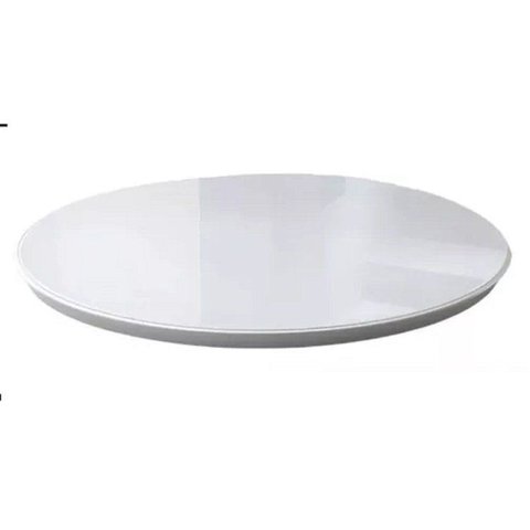 Prato Giratório Redondo 60 cm Branco