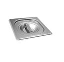 Ver imagem 4 de Conj 5 Cubas Gastronômicas em Inox Gn 1/6x65 Mm 1 Litro + 5 Tampas em Inox 1/6 Tradicional sem Abert