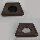 Ver imagem 6 de Kit 2 Ralo Oculto 15x15 Invisivel P/ Piso Porcelanato Marrom