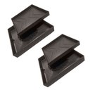 Ver imagem 1 de Kit 2 Ralo Oculto 15x15 Invisivel P/ Piso Porcelanato Marrom