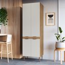 Ver imagem 2 de Armário Paneleiro Duplo 4 Portas 62,8cm Veneza Modulada