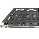 Ver imagem 5 de Fogão Industrial 4 Bocas Simples a Gás Alta Pressão Mr Fogões com Chapa e Forno P7