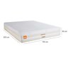 Colchão King Size  Mola Ensacada New London 30x193x203cm - 2