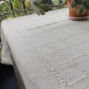 Ver imagem 4 de Toalha de Mesa Algodão Cru Luxo Retangular 1,50 X 3,00