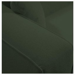 Sofá 3 Lugares 200cm Orgânico Luxo Recepção Cecília Linho Verde - 2