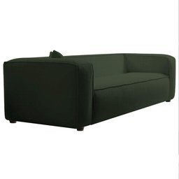 Sofá 3 Lugares 200cm Orgânico Luxo Recepção Cecília Linho Verde - 1