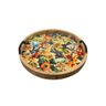Bandeja Decorativa Madeira Linha Lammie Berry Blue 35cm - 1