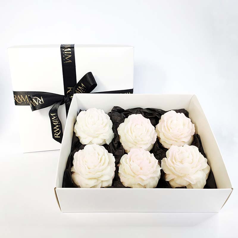 Flowers Box Candle - Conjunto Velas Jantar Ramim Aromas