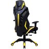 Cadeira Gamer MX13 Giratoria de escritório MYMAX:Preto/Amarelo/Único - 4