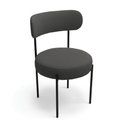 Ver imagem 2 de Mesa Jantar Vidro 200cm Off Kit 8 Cadeiras Aço Preto Boucle H02 - D'Rossi