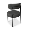 Ver imagem 3 de Mesa Jantar Vidro 200cm Off Kit 8 Cadeiras Aço Preto Boucle H02 - D'Rossi