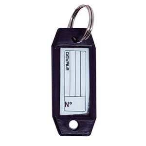 Etiqueta Dovale P/ Chaves Modelo 3 Preto C/50 Unid. - 77280
