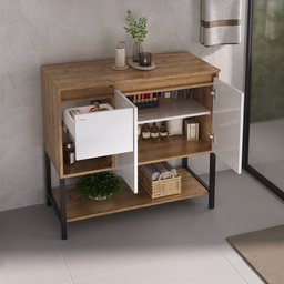 Conjunto para Banheiro Apollo 90 Pés- Fabribam Gabinetes - 2