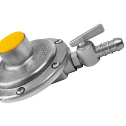 Regulador Registro de Gás de Cozinha Doméstico com Monômetro Vazão 2kg/h | Aliança - 7