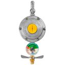 Ver imagem 5 de Regulador Registro de Gás de Cozinha Doméstico com Monômetro Vazão 2kg/h | Aliança