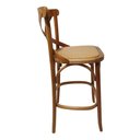 Ver imagem 3 de Kit 4 Banquetas Alta Bistro Maciça Rattan Gourmet Luxo