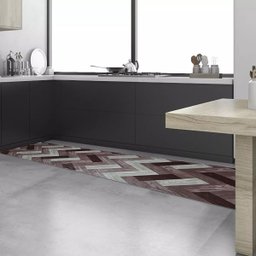 Passadeira em Manta Vinilico Similar Laminado 0,50x4,00 Mosaico Marrom - 3