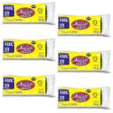 Ver imagem 1 de Kit 6 Pacotes Sacos de Lixo Preto Reciclado Resistente Reforçado 100 Litros 75cm x 105cm Pacote com