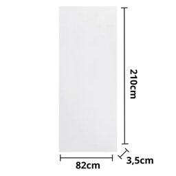 Folha de Porta Madeira Lisa 210x82cm Espessura 3,5cm Primer Germano - 2 Folha de Porta Madeira Lisa 210x82cm Espessura 3,5cm Primer Germano - 2