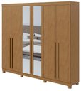 Ver imagem 1 de Guarda-roupa Lopas Bertha com Espelho 6 Portas 4 Gavetas