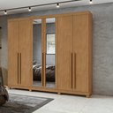 Ver imagem 3 de Guarda-roupa Lopas Bertha com Espelho 6 Portas 4 Gavetas