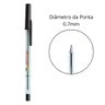 Caneta Esferográfica Compactor 0.7mm Caixa com 100 Unidades - Preto - 3