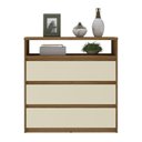 Ver imagem 4 de Cômoda 3 Gavetas 1 Nicho 100% MDF Gales