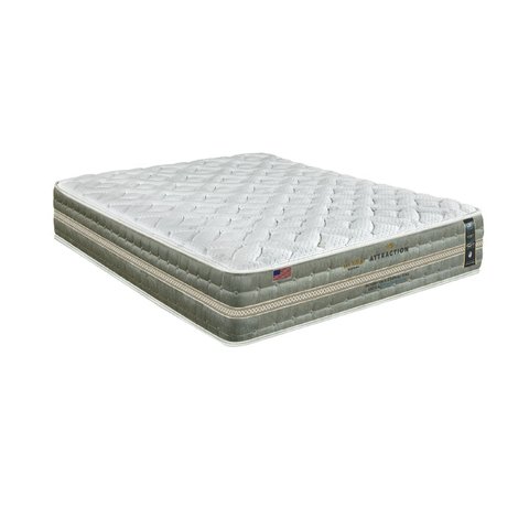 Colchão Queen Koil Mola Ensacada Attraction 27x158x198cm King Koil Cinza/Branco