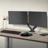 Suporte Multiarticulado Com Pistão A Gás Para 2 Monitores 17'' A 35'' F180usb Elg - 2