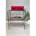 Ver imagem 1 de Estante Discos Lps Vinil Vitrola Preto