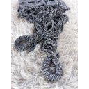 Ver imagem 2 de Rede de Dormir Casal Balanço de Algodão Reforçada 3,80m X 1,50m Varias Cores:cinza Mesclado