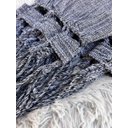 Ver imagem 3 de Rede de Dormir Casal Balanço de Algodão Reforçada 3,80m X 1,50m Varias Cores:cinza Mesclado