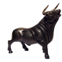 Ver imagem 4 de Estátua Touro Miura Em Latão Artesanal Brilha Como Ouro Touro da Sorte SAT