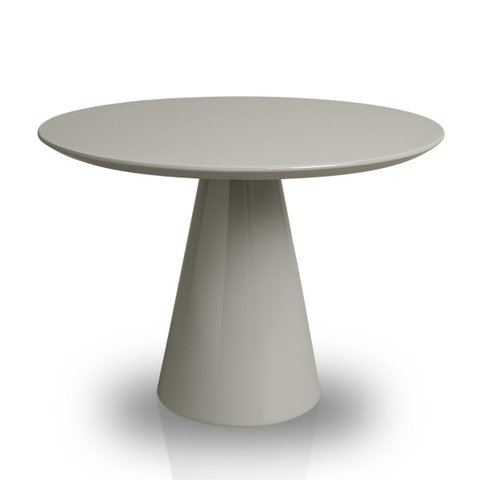 Mesa de Jantar Cone Redonda 130 Cm Laca Fendi Linn Design Decor