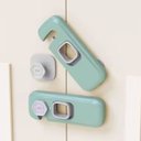 Ver imagem 3 de Trava de Segurança Gaveta Armario Geladeira Kit 2 unidades Bebe Criança Evita Acidente Porta Janela 